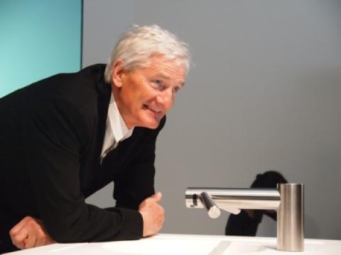 Sir James Dyson with Airblade Tap