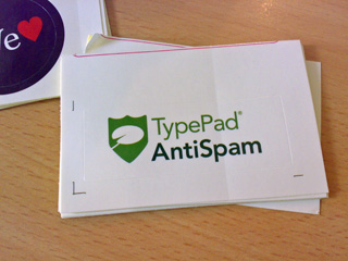 TypePad AntiSpam ステッカー