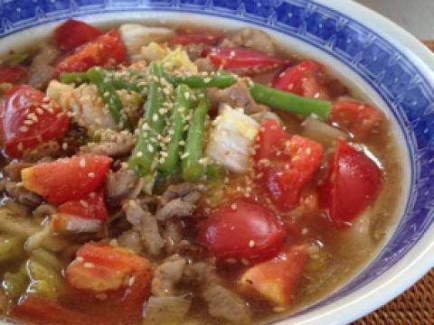 夏の野菜塩ラーメン [マルちゃん正麺はうまい]